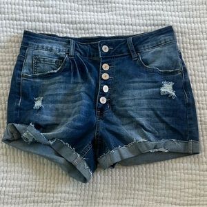 denim shorts